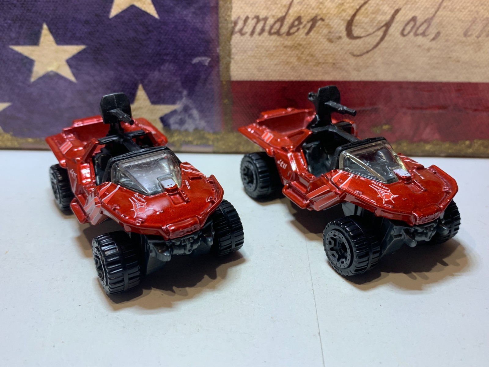 HOT WHEELS SWORD WARTHOG X2. 2020 RED LOOSE NICE