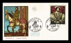 Dr Jim Stamps France Jean Clouet King Francois I Art First Day Cover Thermograph