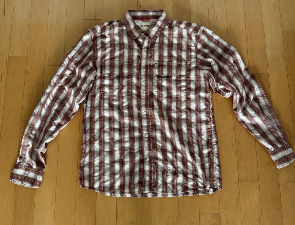 Simms Legend Shirt Medium Button Down - image 1