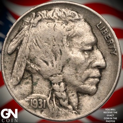 1931 S Buffalo Nickel B2383