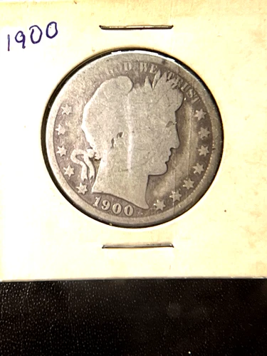 1900 BARBER SILVER HALF DOLLAR CIRCULATED
