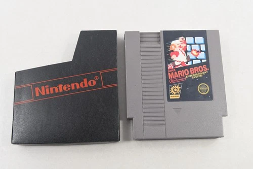 NES Nintendo Entertainment System SUPER MARIO BROS. Cartridge Game w/ Sleeve
