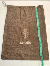 NEW Lot of 2 Four Seasons Memorabilia Brown Dust Bag Shoes Drawstring 14 X 18