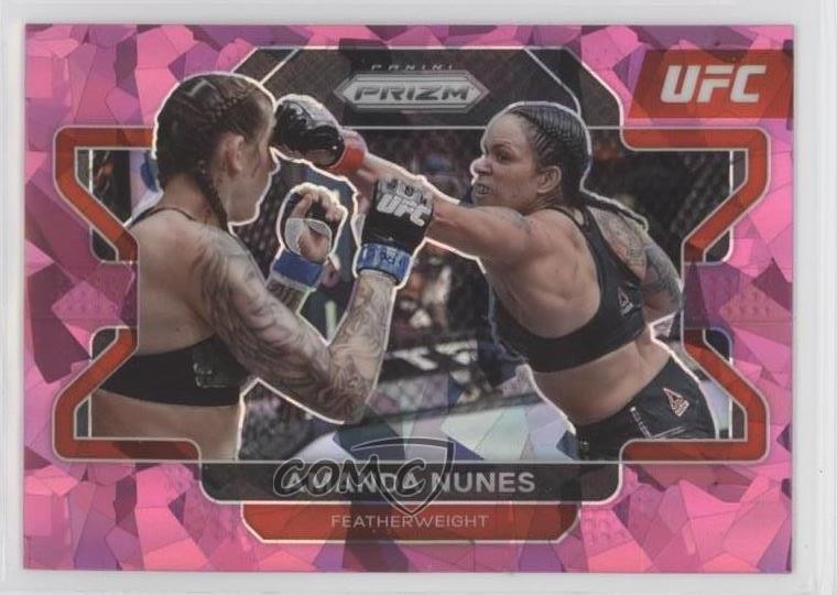 2022 Panini Prizm UFC Pink Ice Prizm Amanda Nunes #65 z7j