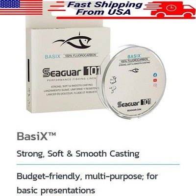 Fluorocarbon Fishing Line 20 Lb 175yd Soft Easy Casting Abrasion Resistant New