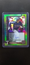 2025 Topps Update Series Baseball Dustin Harris Green Auto #374 /99 Rookie RC SP