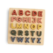 Wooden Alphabet Puzzle  for Kids 3 Years  Preschool Educational  Toddler