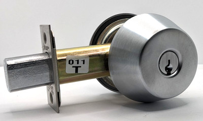 Schlage ''C'' Keyed  ARROW D-61 DEADBOLT  2-3/4'' Backset, Satin Stainless, 2 keys