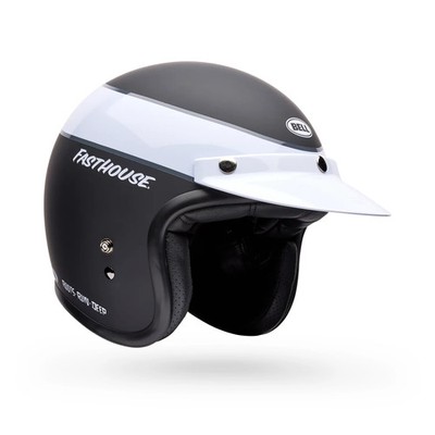 Bell Custom 500 Fasthouse LE Helmet 3/4 Open Face DOT ECE Fiberglass Motorcycle