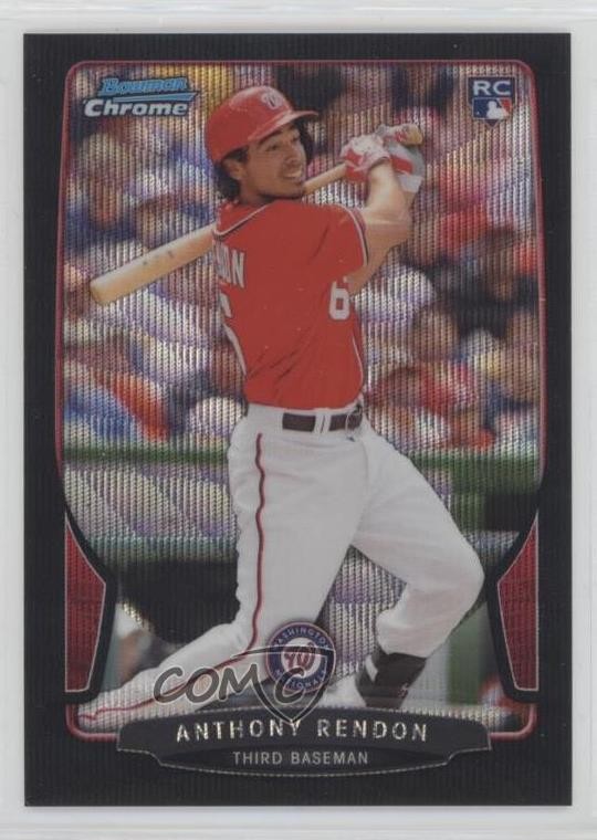 2013 Bowman Draft Chrome Black Wave Refractor Anthony Rendon #5 Rookie RC 0hw6