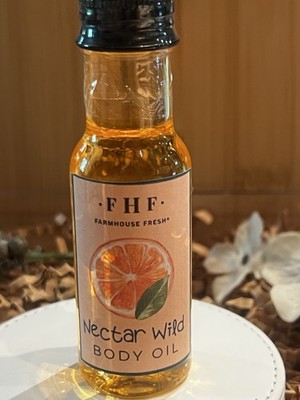   Nectar Wild Organic Body Oil 1.5 oz F H F FarmHouse Fresh Organics & Naturals