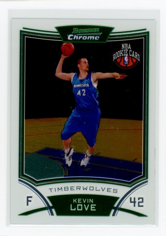 2008-09 Bowman #115 Kevin Love Chrome