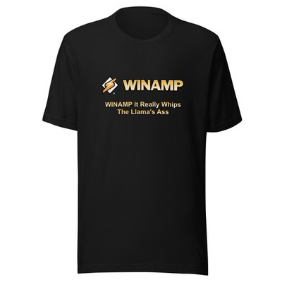 Winamp retro audio player unisex t-shirt