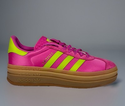ADIDAS Gazelle Bold ''Slime/Fuchsia'' sneakers US 9,5 JI2705