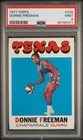 1971 Topps Donnie Freeman #220 PSA 9 RC Rookie Rare ABA All Time Future HOF