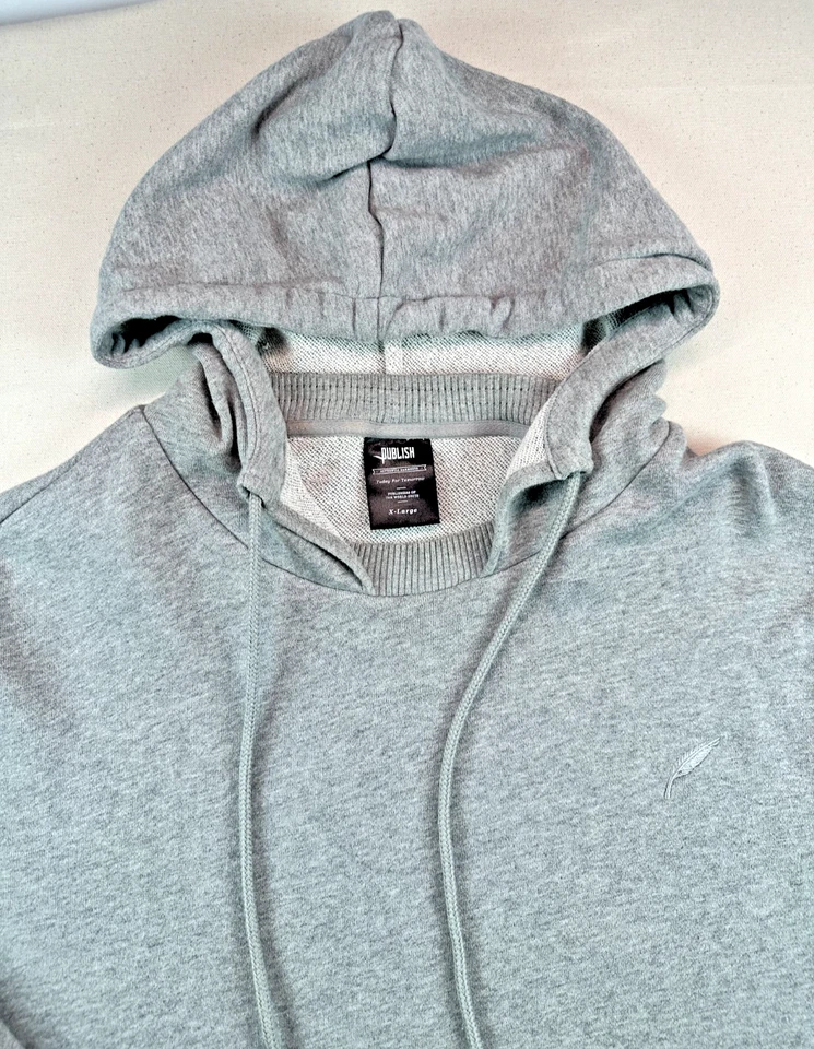 Sudadera con capucha para hombre Publish Brand - gris jaspeado - XL Foto 3 de 4