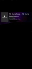 Microsoft PC Game Pass 1 Month Subscription