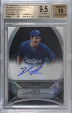 2010 Bowman Sterling Prospects Black Refractor 11/25 Zach Lee BGS 9.5 Auto 9wb