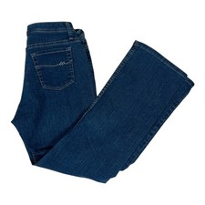 Vintage Wrangler Jeans Womens Size 8 Boot Cut Stretch Blue Denim Mid Rise Y2K