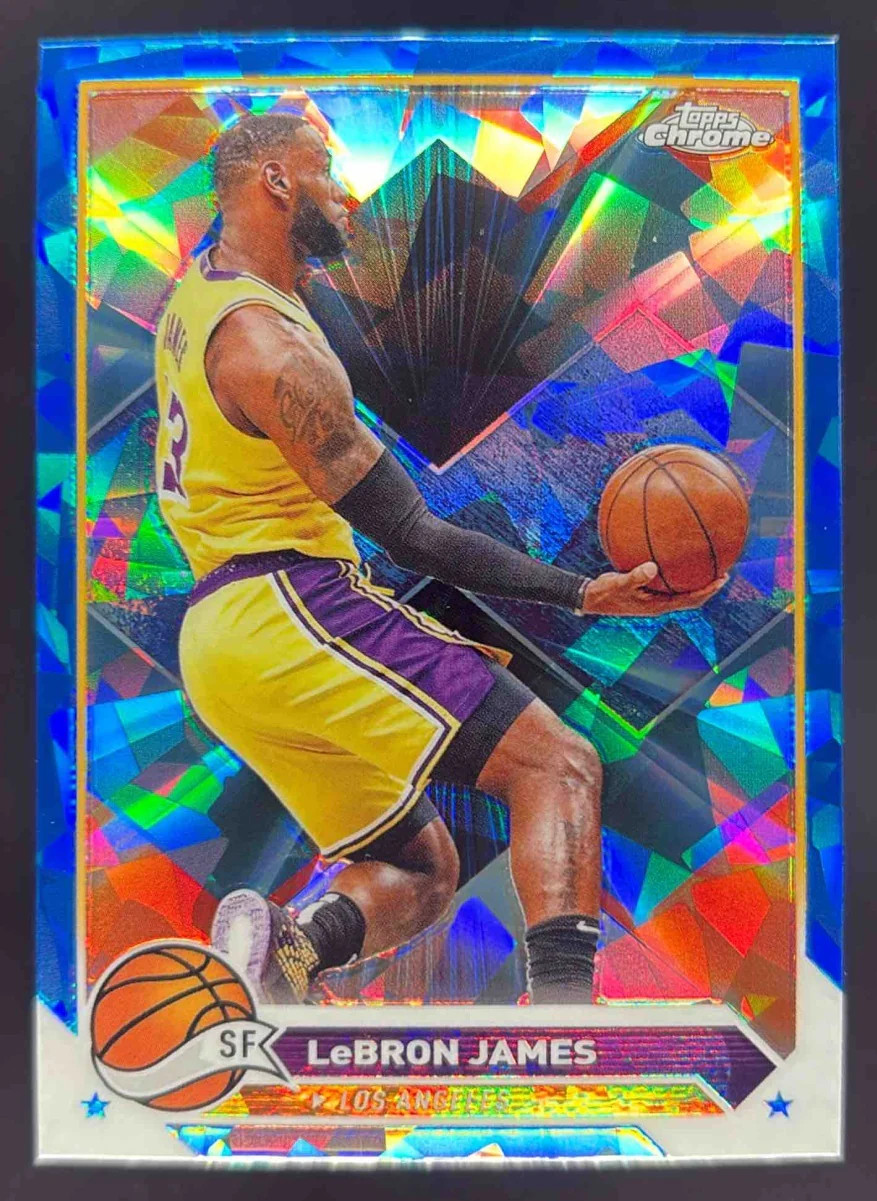 2023-24 Topps Chrome Sapphire Chrome #23 LeBron James