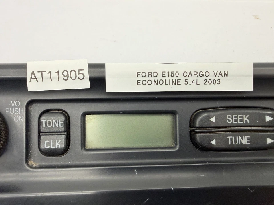 OEM 99-05 Ford E150 E250 E350 Econoline AM FM Radio Receiver Stereo Audio Player - Image 3 of 4