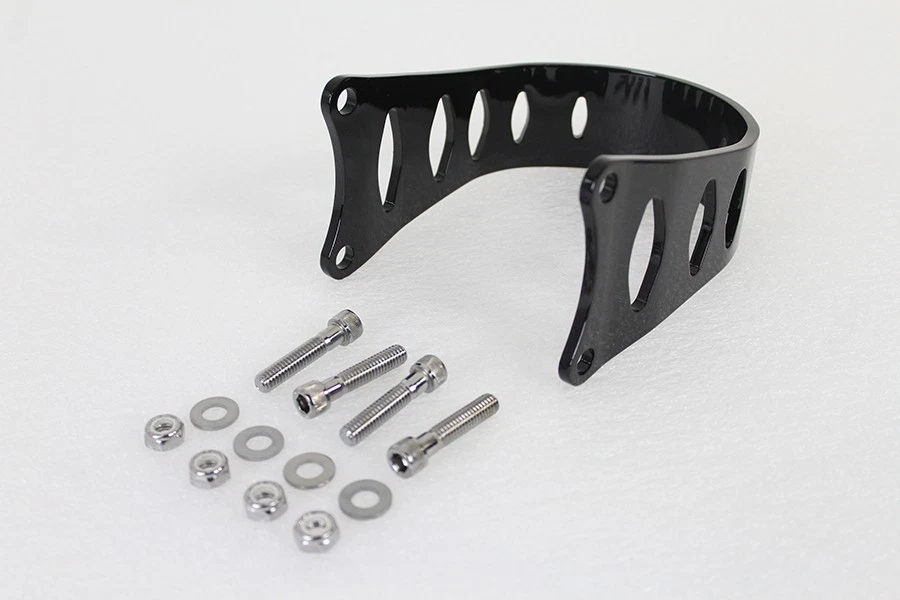 Soporte de horquilla delantero Tomahawk negro 39 mm para Harley Davidson Foto 3 de 4