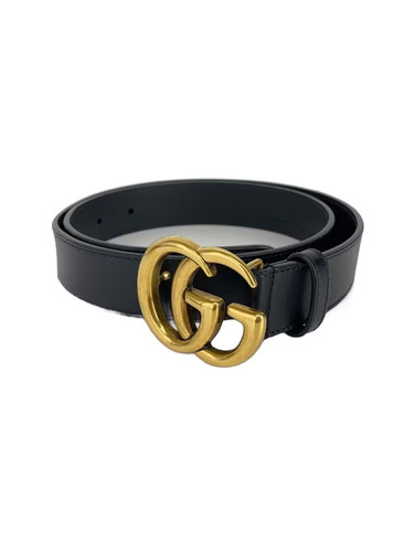 GUCCI Men's Leather Belt in Black