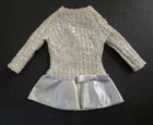 Vintage Mod Barbie #1885 Salute To Silver Sparkle Dress