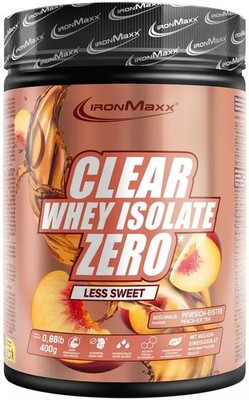 Ironmaxx Clear Whey Isolate Zero LESS SWEET 400g Protein Eiweiss (77,48 /kg)