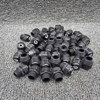 LAPP KABEL, S2134 Strain Relief Cable Gland Skintop - 3/4 NPT - Black Lot of 50