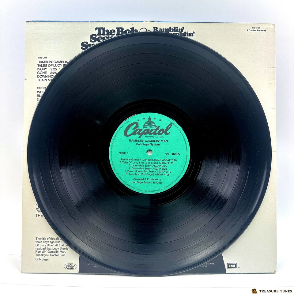 Bob Seger System – Ramblin' Gamblin' Man Vinyl (LP, Stereo) - Image 4 of 4