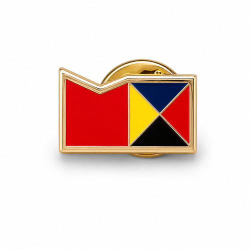 Vintage Federal Express Bravo Zulu BZ Recognition Lapel Pin FedEx Award