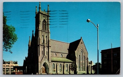 1959 St Paul's Cathedral Worcester Massachusetts MA Vintage Postcard