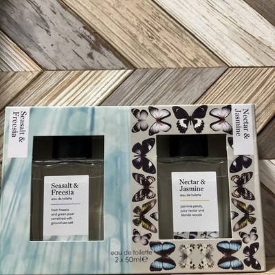 Marks & Spencer Nectar & Jasmine & Seasalt & Freesia Set 50 ml. - 1.7oz Ea