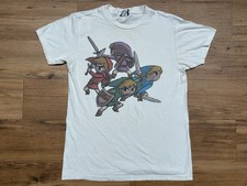 Vintage 2007 Nintendo The Legend of Zelda Four Swords T-Shirt Changes Tag Size M