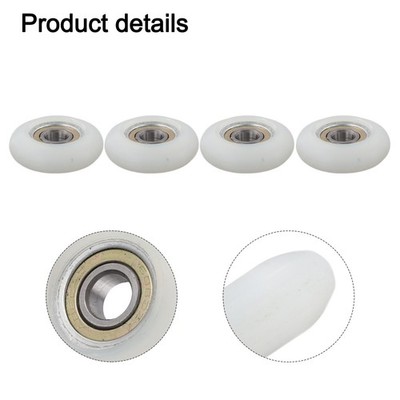 4 Piece Cushion Wheel Bearing Pulley 608 for Rowing Machine Applications