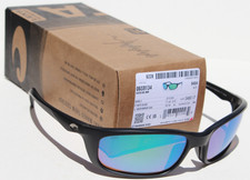 COSTA DEL MAR Brine II 580G POLARIZED Sunglasses Matte Black/Green Mirror NEW