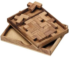 11 F's Puzzle - Wooden Brain Teaser Puzzle