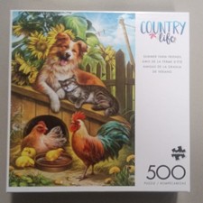 Buffalo Games Country Life Summer Farm Friends 500-Piece Animals Puzzle 12