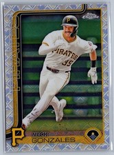 2025 Topps Chrome Logofractor Nick Gonzales #222 Pittsburgh Pirates