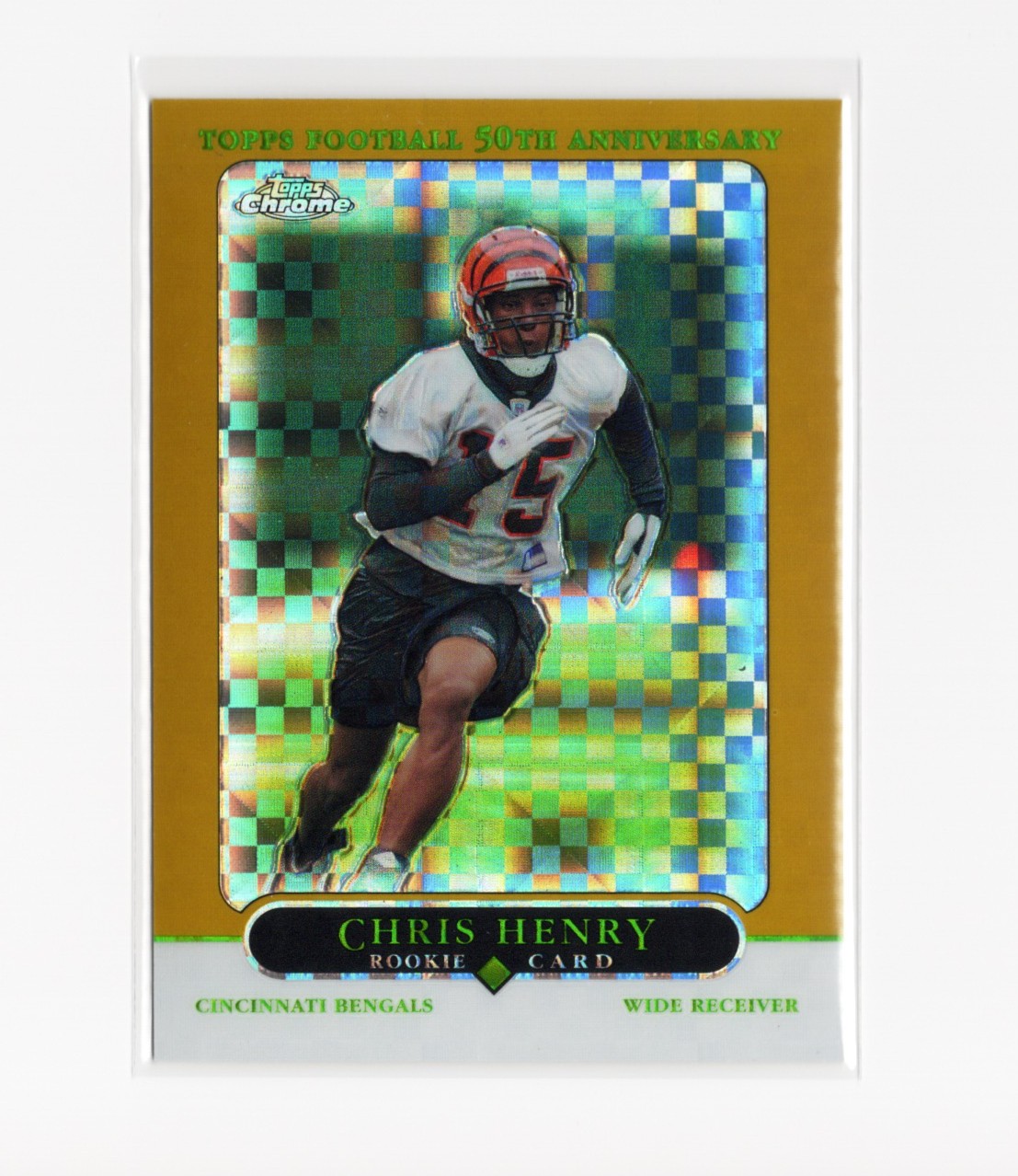 Chris Henry Topps Chrome #236 Xfractor