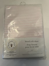Burt's Bees Fitted Crib Sheet 100 Organic Cotton Standard Crib Toddler Mattress
