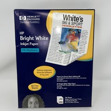 HP Bright White Inkjet Paper 8.5 x11 24 lb - 250 Sheets