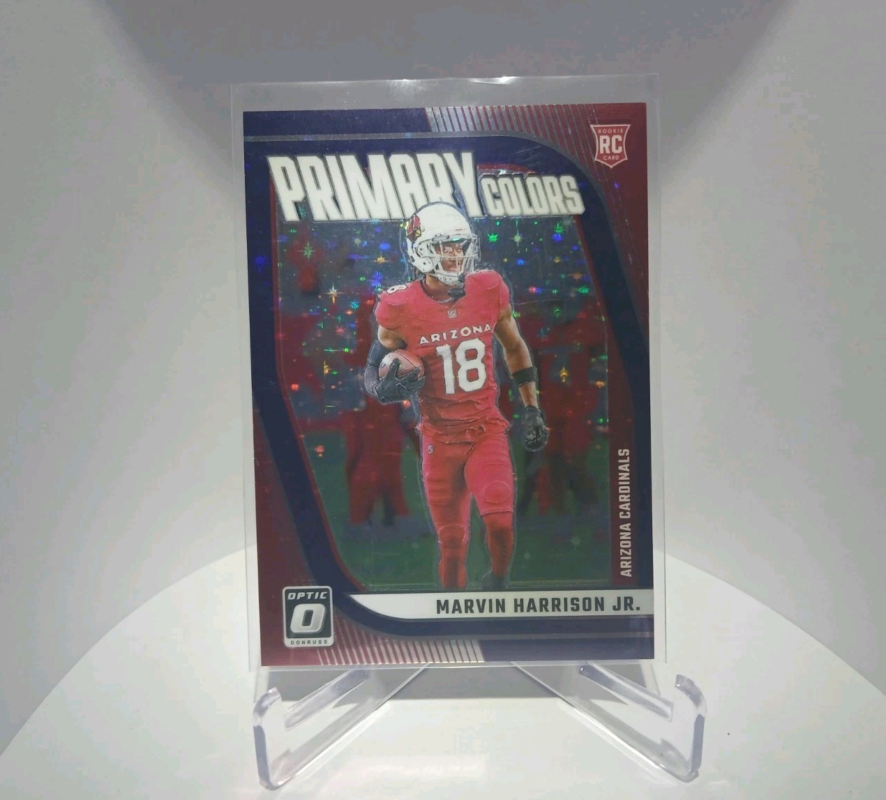 2024 Donruss Optic Marvin Harrison Jr. Purple Stars /25 Rookie Primary Colors