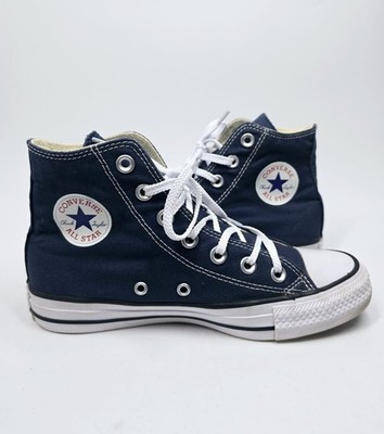 Converse Chuck Taylor All Star Damen-High-Top-Schuhe UK-Größe 4 blau-weiß