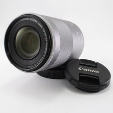 Canon EF M 55-200mm F4.5-6.3 IS STM Telephoto Zoom Lens Silver