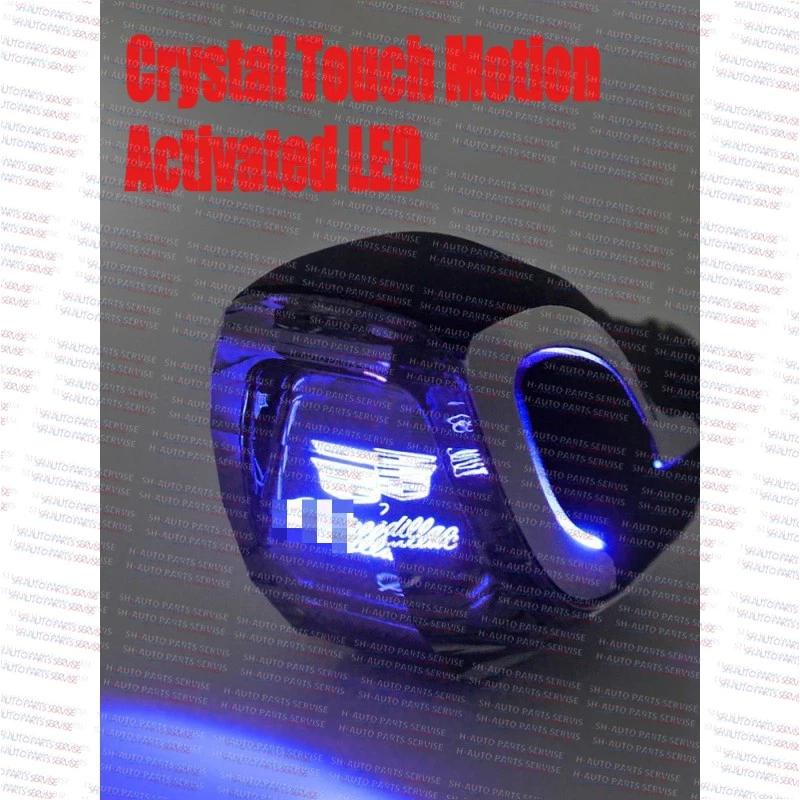 Perilla de cambio de marchas LED activada por movimiento táctil de cristal para Cadillac CT4/XTS/ATS SRX Foto 3 de 4