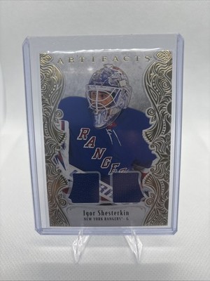 2025-26 Upper Deck Artifacts  Goalies Igor Shesterkin #137 Gold Material /199