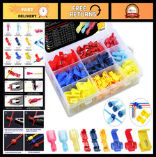 160pcs T-Tap Quick Splice Connector Kit, Self-Stripping Wire Connectors  Termin