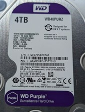 1PCS Western Digital 4TB WD40PURZ Purple SATA 6Gb/s 3.5" Hard Drive